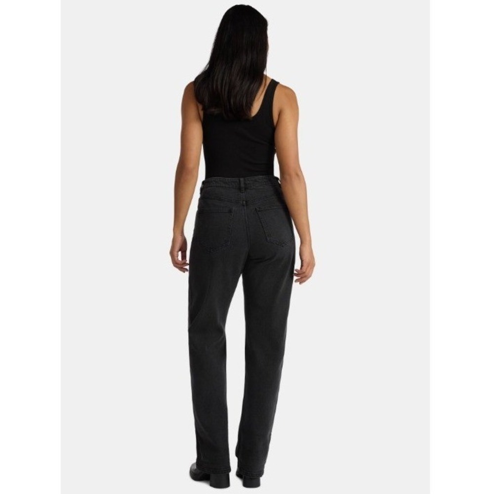 NWT Madden NYC Women's Y2K Barrel Jeans Galaxy Wash Size 2 Relaxed Mid-Rise - Picture 5 of 13
